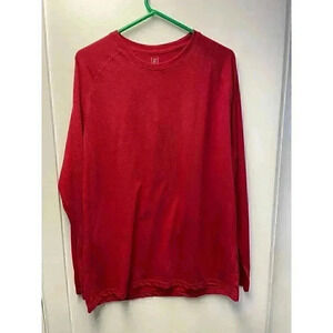 Red long sleeve shirt size large